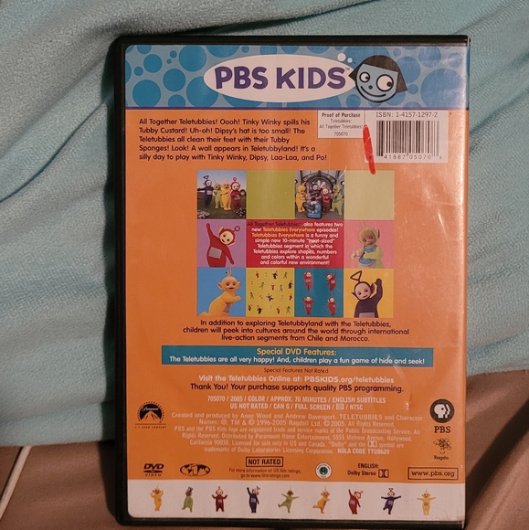 PBS KIDS All Together Teletubbies DVD - Picture 2 of 2